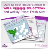 Poise Fresh Ideas Sweepstakes