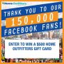 Home Outfitters 150,000 Facebook Fan Contest
