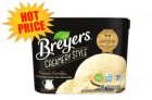 Breyer’s Creamery Style Ice Cream only $1.97!