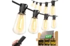 OHLUX 60FT Solar Globe String Lights Outdoor