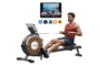 MERACH Magnetic Rowing Machine 350lbs Weight Capacity, 16 Levels of Quiet Resistance, Bluetooth Rowing Machine for Home Workout