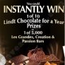 Lindt – Spin to Win Chocolate for a Year