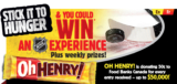 Oh Henry Stick it To Hunger Contest