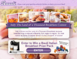Italy: Land of 1000 Breakfasts Contest