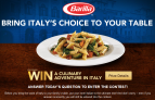Bring Italy’s Choice to your Table Sweepstakes