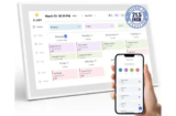 BOCT 21.5 inch Digital Family Calendar & Chore Chart, Smart Touchscreen Planner Display for Family Schedules