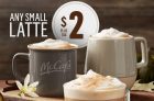 McCafe Latte’s For Only $2