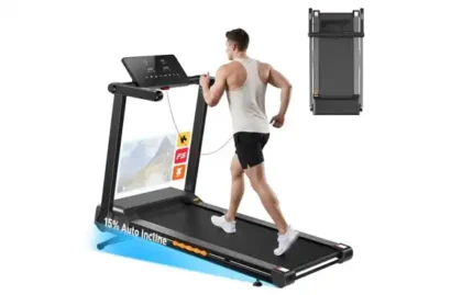 JAGJOG Auto Incline Treadmill, Foldable