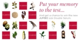 Clarins Double Serum Memory Game