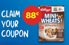 Kellogg’s Mini-Wheats Cereal for Just 88¢ Coupon