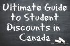 Canada Student Discounts 2017