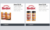 Frank’s Red Hot Dip Mix & Seasoning Coupons