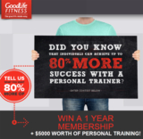 GoodLife Fitness 80% More Contest