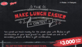 Saputo Make Lunch Easier Contest