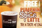 7-Eleven Free Pumpkin Spice Latte