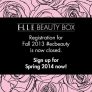 Elle Spring 2014 Beauty Box