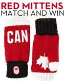 Hudson’s Bay – Red Mitten Match & Win Contest