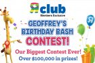 Geoffrey’s Birthday Bash Contest