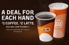 Get A&W Coffee For $1 + $2 Lattes