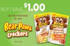 Dare Bear Paws Crackers Coupon