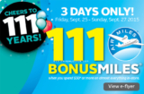 Rexall 111 Bonus Air Miles