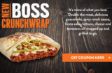 Taco Bell Boss CrunchWrap Coupon