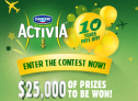 Activia 10 Years Pays Off Contest