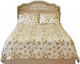 100% Combed Cotton Tree Duvet Cover Set (Mocha) Queen