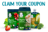 Gerber Organic Snack & Cereal Coupon