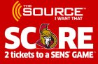 The Source – 2 Free Senators Tickets