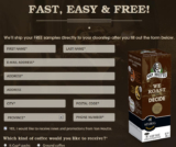 Van Houtte Free Coffee Samples