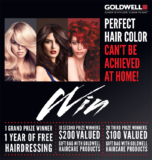 Goldwell Win a Year of Free Hairdressing Sweepstakes