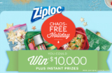 Ziploc Chaos-Free Holiday Sweepstakes