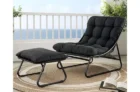 Grand Patio Outdoor Lounge Chair with Ottoman