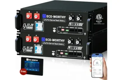 ECO-WORTHY Cubix100 48V 200Ah LiFePO4 Lithium Battery