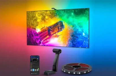 Govee Envisual TV LED Backlight T2 with Dual Cameras, 11.8ft RGBIC
