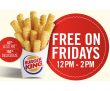 Burger King Free Fries on Fridays