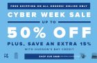 Hudson’s Bay Cyber Week Sale