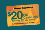 Home Outfitters Cash Card