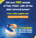 Shoppers Voice – Tide PODS Sample