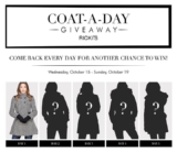 Ricki’s Coat-A-Day Giveaway