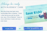 Kleenex Facial Tissue Coupon