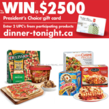 Nestlé Dinner Tonight Contest