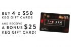 Get a Bonus $25 Keg Gift Card at Metro