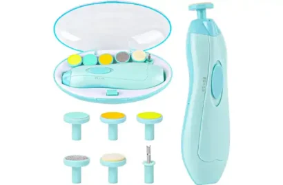 Lupantte Baby Nail Filer and Nail Clippers with Light Set