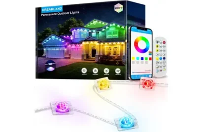 DREAMLAND Permanent Outdoor Lights for House, 100FT Smart RGB