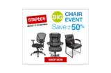 Staples Big Chair Event