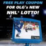 OLG NHL Lotto Free Play Coupon