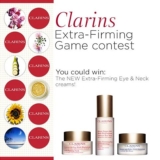 Clarins Extra-Firming Game Contest