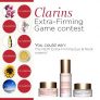 Clarins Extra-Firming Game Contest